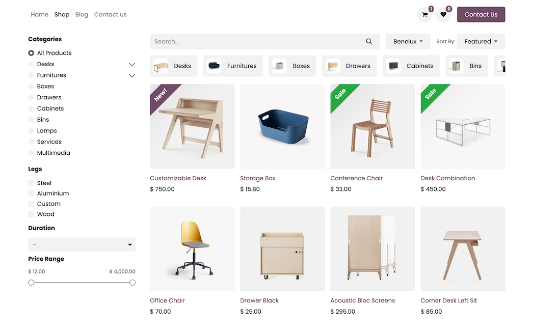 Site e-commerce